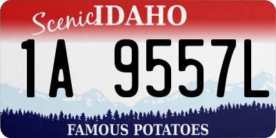 ID license plate 1A9557L