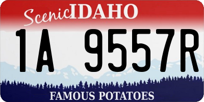 ID license plate 1A9557R