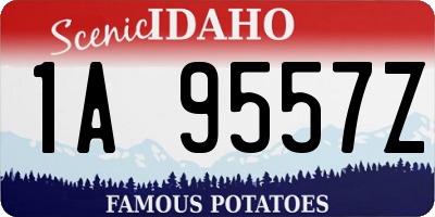 ID license plate 1A9557Z