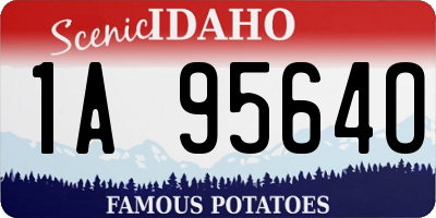 ID license plate 1A9564O