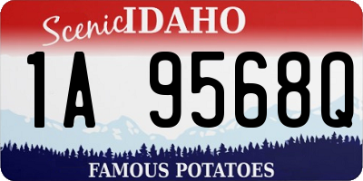 ID license plate 1A9568Q