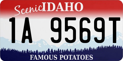 ID license plate 1A9569T
