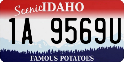 ID license plate 1A9569U