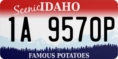 ID license plate 1A9570P