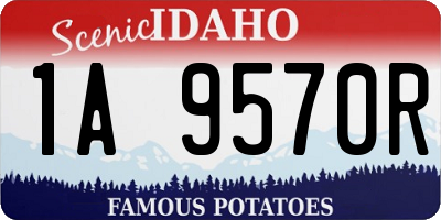 ID license plate 1A9570R