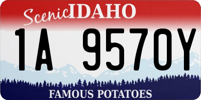 ID license plate 1A9570Y