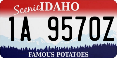 ID license plate 1A9570Z