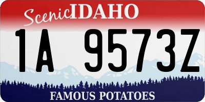 ID license plate 1A9573Z