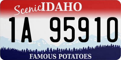 ID license plate 1A9591O