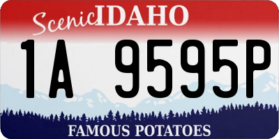 ID license plate 1A9595P