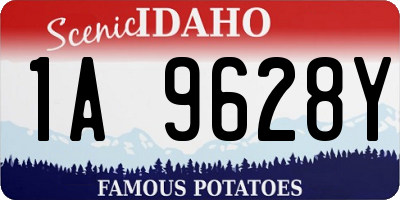 ID license plate 1A9628Y