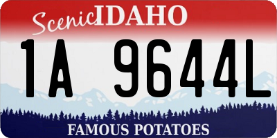 ID license plate 1A9644L