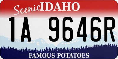 ID license plate 1A9646R