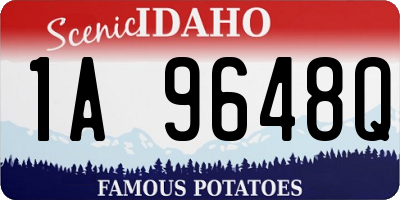 ID license plate 1A9648Q