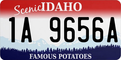 ID license plate 1A9656A