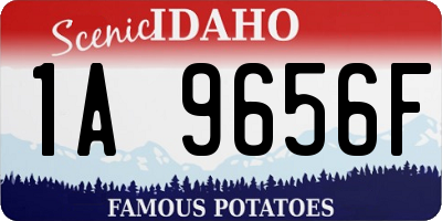 ID license plate 1A9656F