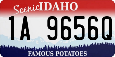 ID license plate 1A9656Q