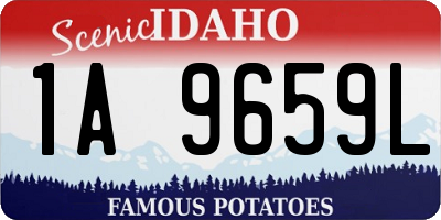 ID license plate 1A9659L