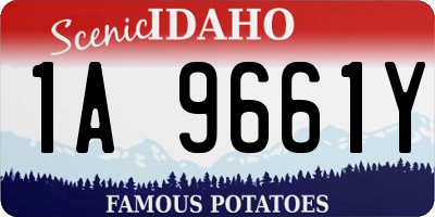 ID license plate 1A9661Y
