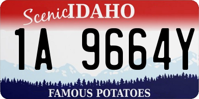 ID license plate 1A9664Y