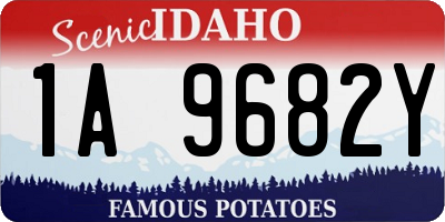 ID license plate 1A9682Y