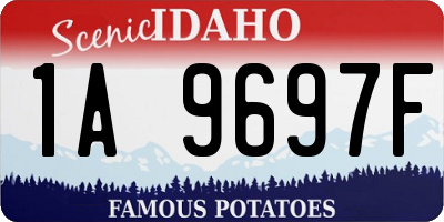 ID license plate 1A9697F