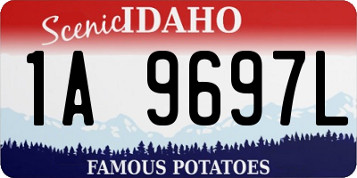 ID license plate 1A9697L