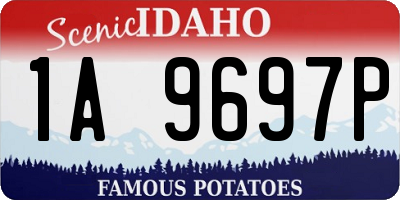 ID license plate 1A9697P