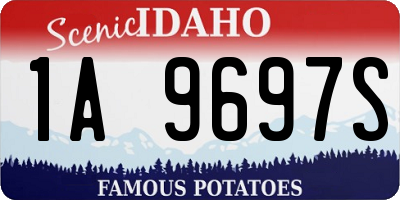 ID license plate 1A9697S