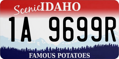 ID license plate 1A9699R