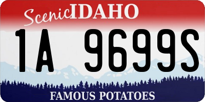 ID license plate 1A9699S