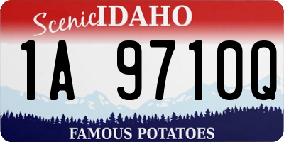 ID license plate 1A9710Q