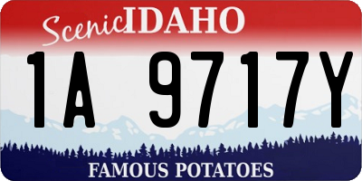 ID license plate 1A9717Y