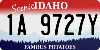 ID license plate 1A9727Y