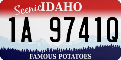 ID license plate 1A9741Q