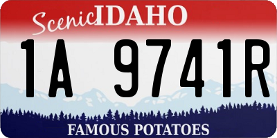ID license plate 1A9741R