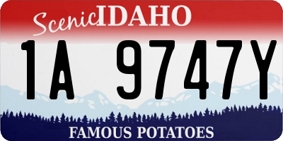 ID license plate 1A9747Y