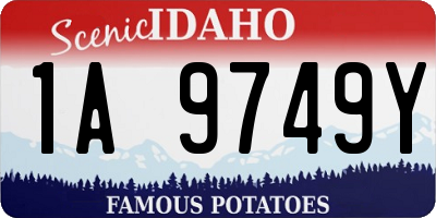 ID license plate 1A9749Y
