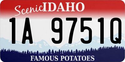 ID license plate 1A9751Q