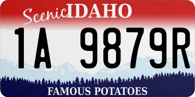 ID license plate 1A9879R