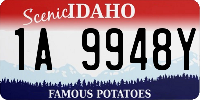 ID license plate 1A9948Y