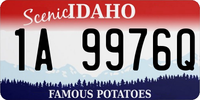 ID license plate 1A9976Q