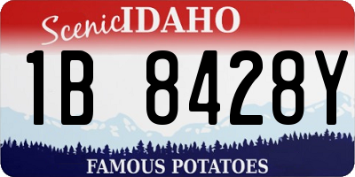 ID license plate 1B8428Y