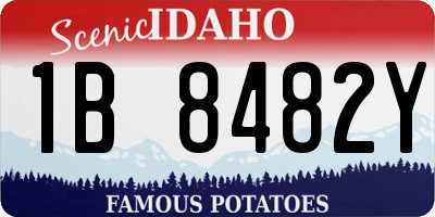 ID license plate 1B8482Y