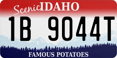 ID license plate 1B9044T