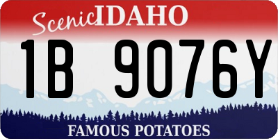 ID license plate 1B9076Y