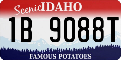 ID license plate 1B9088T