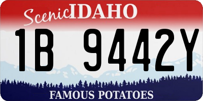 ID license plate 1B9442Y