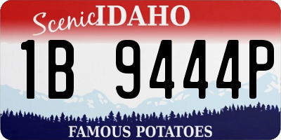 ID license plate 1B9444P