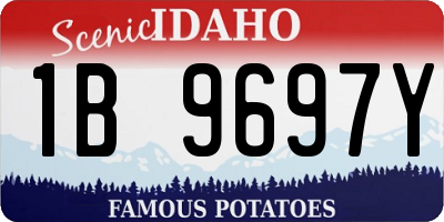 ID license plate 1B9697Y